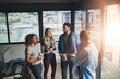 © Donson/peopleimages.com - Designer, collaboration and teamwork with business people in office for planning, support or diversity. Lens flare, creative and entrepreneur with group of employee in startup for project management
