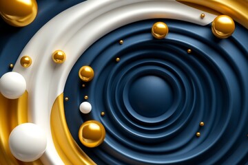 Poster - Abstract minimalist depiction of a film reel with clean lines and geometric shapes, symbolizing the world of cinema and storytelling in a modern design, showing elegance in simplicity