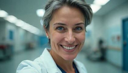 portrait of a smiling doctor