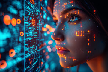 Poster - an ai system monitoring social media for harmful content, sparking discussions about censorship and 
