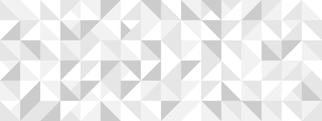 Wall Mural - white seamless background of triangles in modern style, flat vector illustration. cover of gray geom
