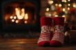 © Faisal - Cozy and Warm Woollen Socks for Christmas: Perfect for a Winter Wonderland Christmas Gift