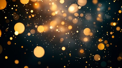 Wall Mural - gold bobokeh background. defocused bokeh background