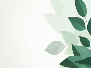 Forest, green, modern corporate powerpoint slide background, ideal for professional presentations focused on simplicity and clarity