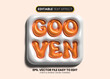 © Global Studio - Grooven, 3D inflated editable text effect