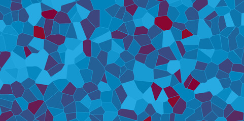 Poster - Abstract colorful broken stained glass background design with color line. geometric polygonal background with different figures. low poly crystal mosaic background. triangle background pattern shape.