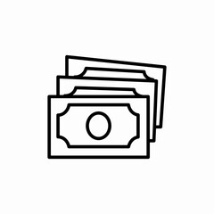 money cash icon sign vector