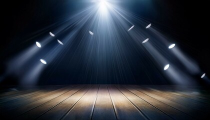 Wall Mural - stage with spotlight