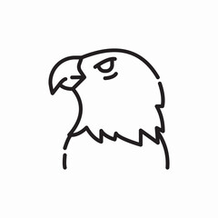 eagle bird icon sign vector