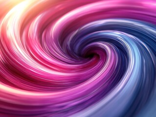 Wall Mural - Abstract Swirling Pattern of Pink, Purple, and Blue Lines