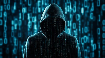 Poster - A person is wearing a hoodie