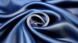 © I LOVE CUTE PNG`S - Midnight blue silk with light highlights and smooth folds
