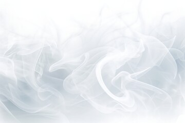 Abstract smoke on white background