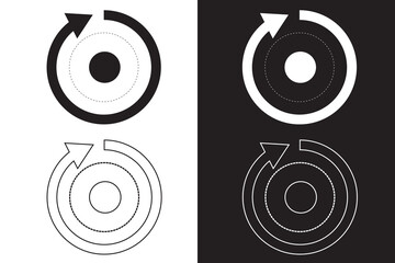 Consistency line vector icon. consistency icon isolated on white background. vector illustration.