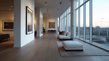 Poster - Modern Showroom with Elegant Design and Natural Light