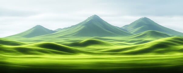 Canvas Print - Rolling Green Hills.