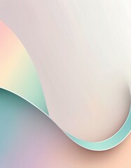 Poster - abstract template background with waves