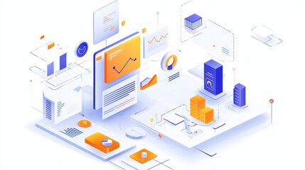 Poster - Dynamic Business Environment Illustration