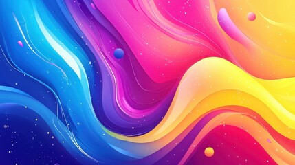 Poster - Colorful Smooth Rainbow Gradient Background