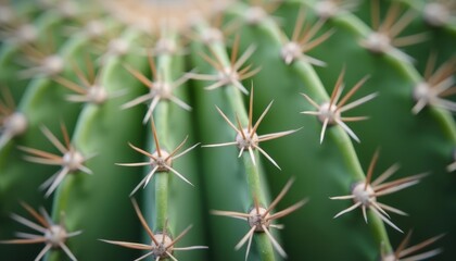 Sticker -  Natures armor  The prickly beauty of a cactus