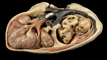 Poster - Detailed Heart Model with Standard Scale View