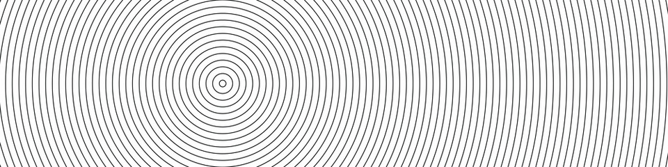 Circle line pattern. Circular lines geometric background in abstract style. Hypnosis, hypnotic spiral line pattern. Vector illustration.