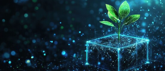 Poster - A sprout of life in a digital world