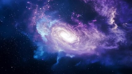Wall Mural - 4k scientific films footage background also good logos flying scene space titles orion cinematic neb