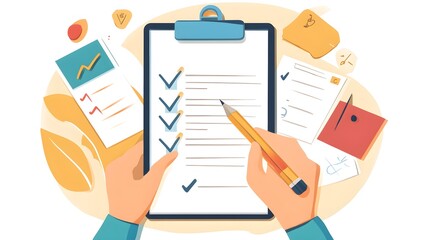Poster - Checklist To Do List Planning Organization