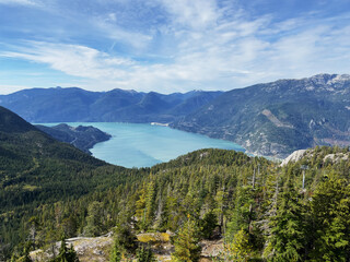 ocean in the mountains