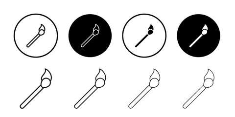 Poster - Matches icon outline set sign