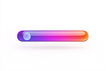 Sleek abstract progress bar with smooth gradient fills and contemporary design against a white backdrop.