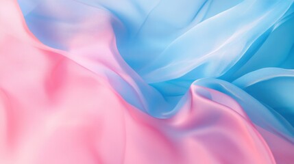 Poster - A vibrant blue and pink gradient background, with smooth transitions and soft hues, perfect for modern and artistic content