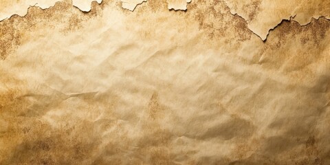 Poster - Vintage Textured Paper Background with Torn Edges