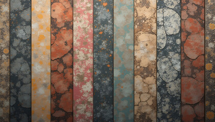 Wall Mural - seamless narrow texture featuring realistic patterns in natural colors and soft lighting