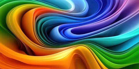 Poster - colorful swirling abstract background design