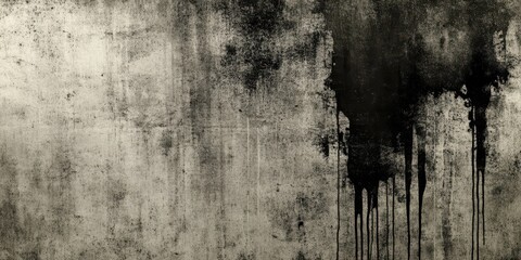 Poster - Abstract Grunge Textured Background with Drips