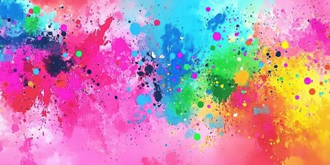 Poster - Vibrant Splash of Colorful Abstract Art