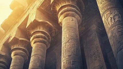 Wall Mural - Ancient Architectural Marvels of Egypt