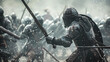 © Formoney - A group of knights are fighting in a battle
