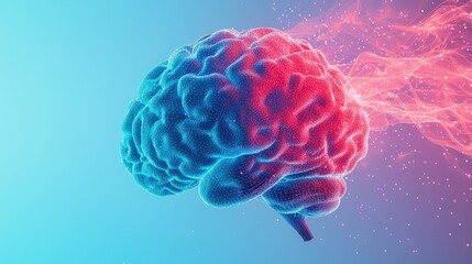 Poster - A minimalist representation of an AI system for analyzing RGB data in medical imaging, emphasizing the distinct color recognition of red, green, and blue components against a simple backdrop.