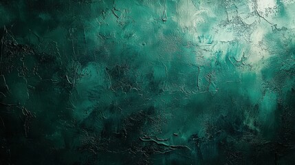 Poster - A moody dark green background with slight textures and a matte finish, creating a stylish and understated look.