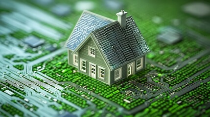 Poster - Smart home technologies enable energy management by allowing homeowners to monitor and control their energy consumption, contributing to a cleaner, more efficient lifestyle