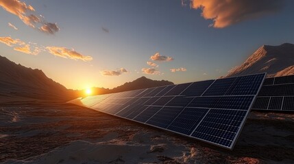 Poster - Solar energy innovations, such as bifacial solar panels, are changing the landscape of renewable energy.