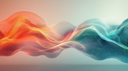Poster - An elegant AI interface demonstrating the detection of color patterns in an image, focusing on red, green, and blue shades, isolated on a clear background for a modern look.