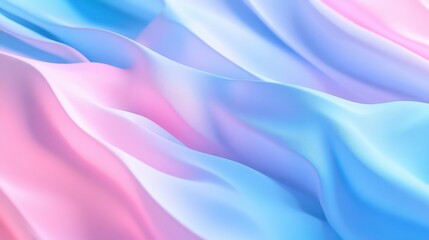 Poster - Smooth gradient background featuring blue and pink hues, ideal for vivid, multicolor designs and modern abstract visuals