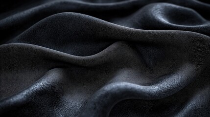 Poster - Elegant matte black surface with subtle shading and no gloss, perfect for modern, minimal visuals.