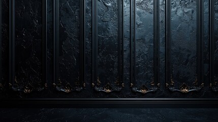 Poster - Refined matte black background with soft lighting effects, providing a high-end, professional feel.