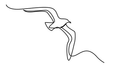 Seagulls fly over the surface of the sea. Small waves. World Maritime Day. template