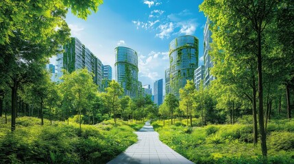 Poster - sustainable practices in urban planning can significantly reduce a city's carbon footprint.